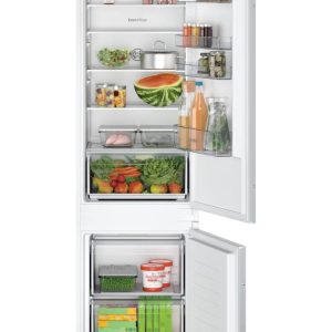 Bosch Series 2 built-in fridge-freezer with freezer at bottom 177.2 x 54.1 cm sliding hinge Model : KIV87NSF0M