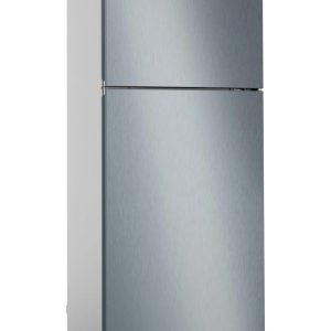 Bosch Series 4 free-standing fridge-freezer with freezer at top 186 x 70 cm Stainless steel look, Total No Frost Model : KDN55NLE0M